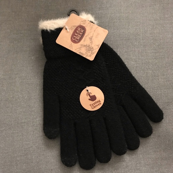 Accessories - Clear Creek Black Texting Gloves